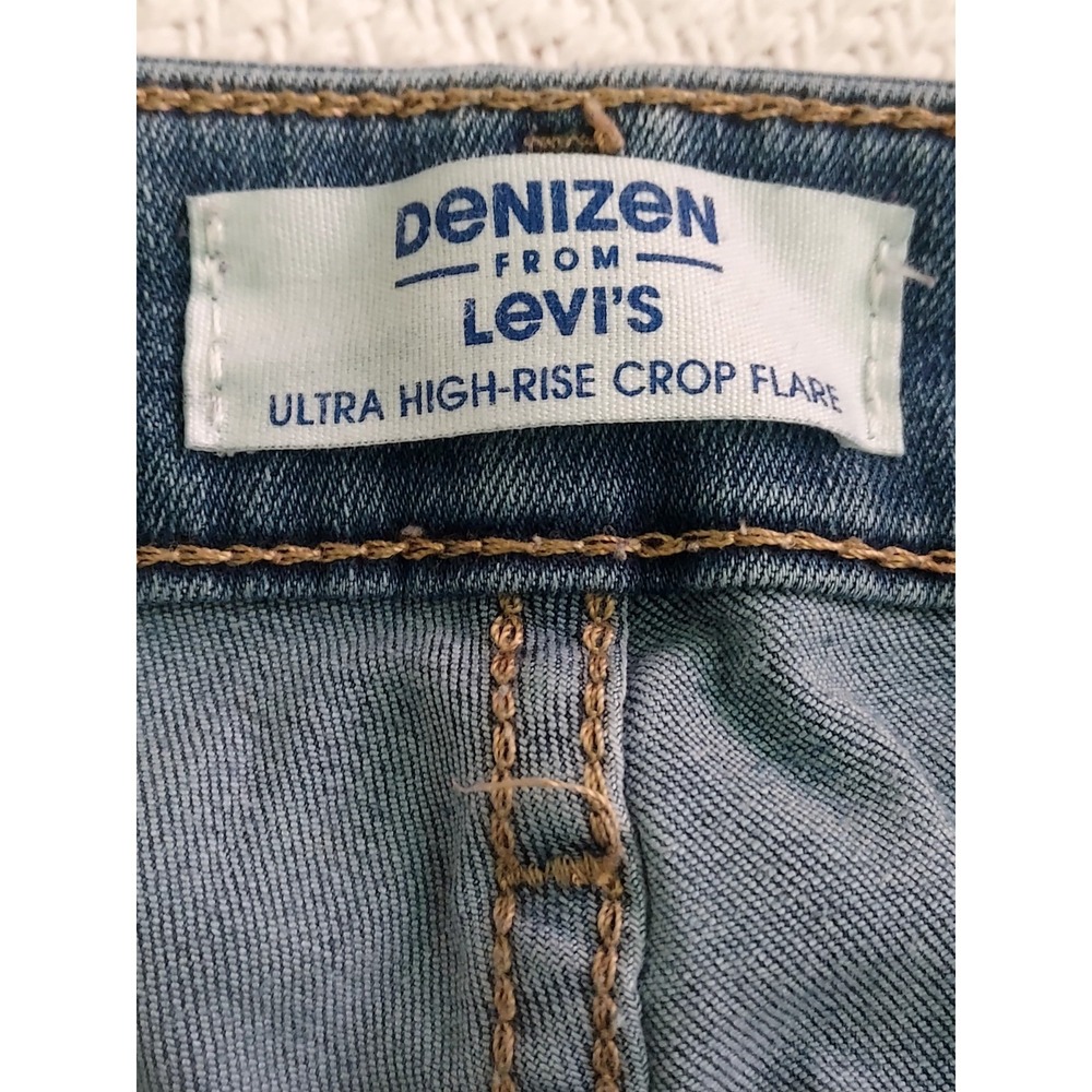 Levi's Denizen Ultra High Rise Crop Flare 14 medium wash - Picture 7 of 7